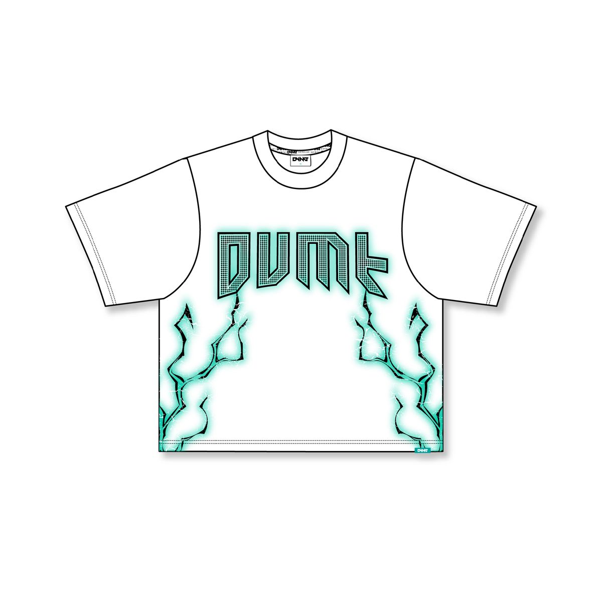 DVMT Mystical Oversize Box Fit Tee White 132