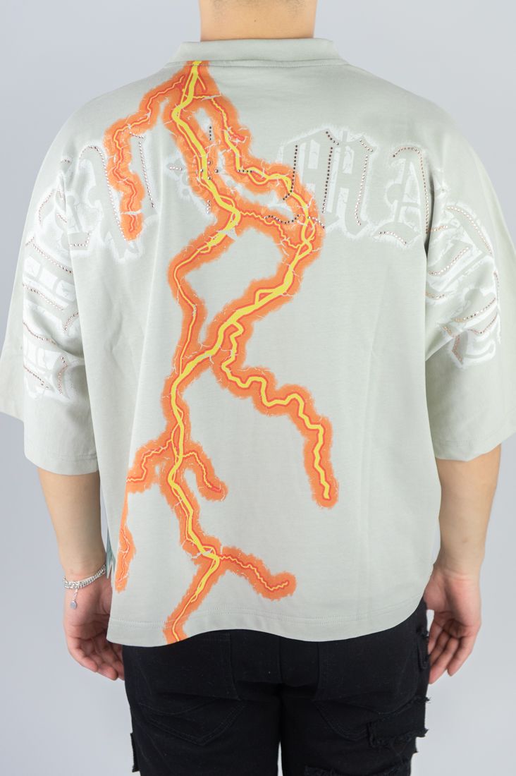 DVMT Struck Oversize Box Fit Tee Grey 112