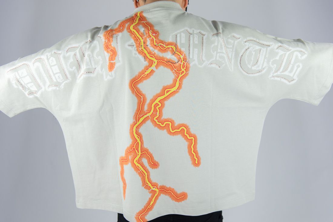 DVMT Struck Oversize Box Fit Tee Grey 112