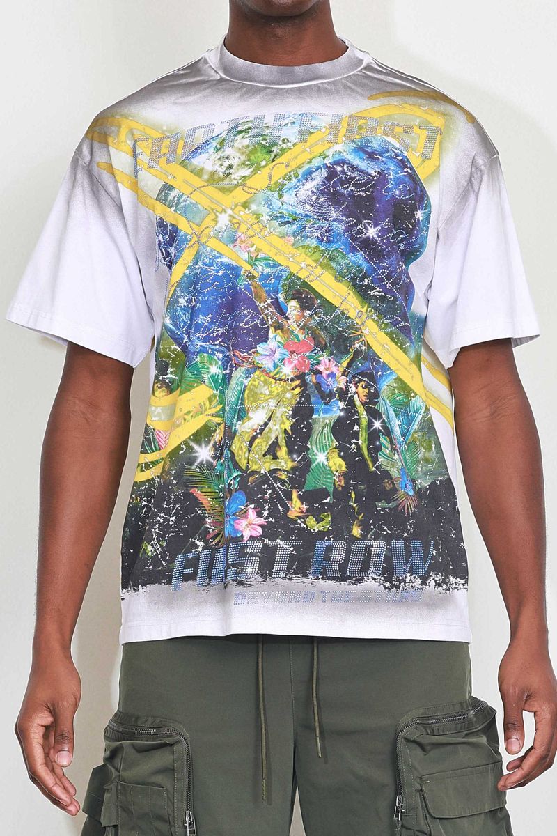 FR Earth First Liberty Leading The People Tee White