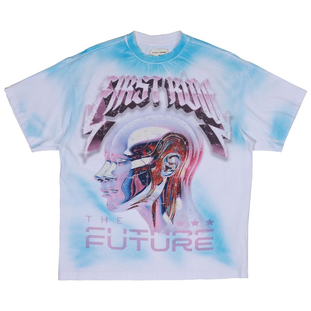 FR Washed Humanity First Spray Tee White