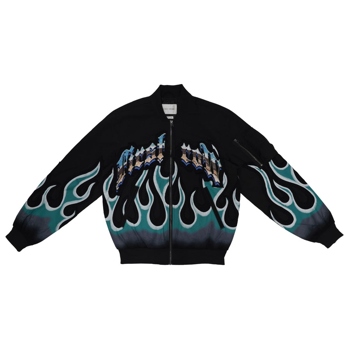 Fr Freedom Is Not Free Flame Jacket Black