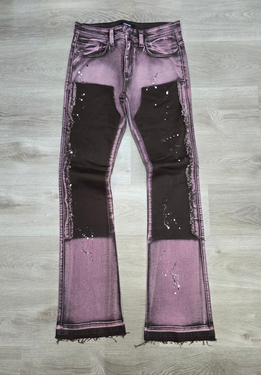 KD Carpenter Stacked Denim Brown kd2084