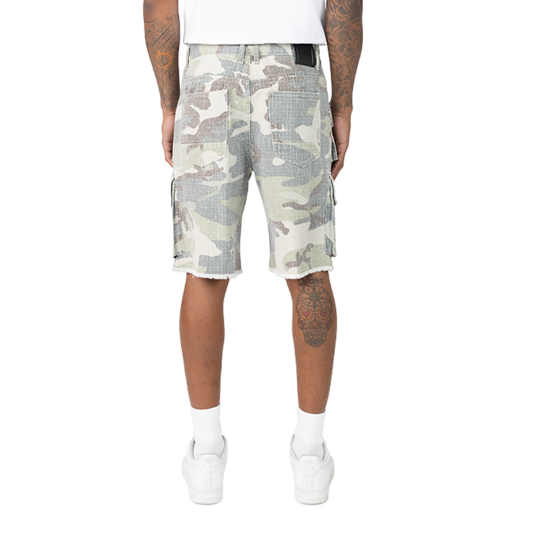 Rise Fashion Twill Shorts Earthstone Camo JS25232