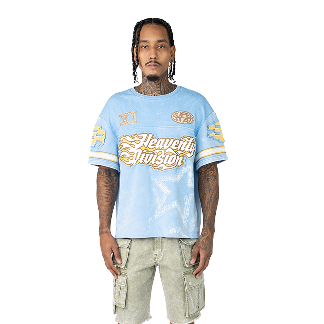 Rise Graphic SS Tee Carolina Blue KT25255