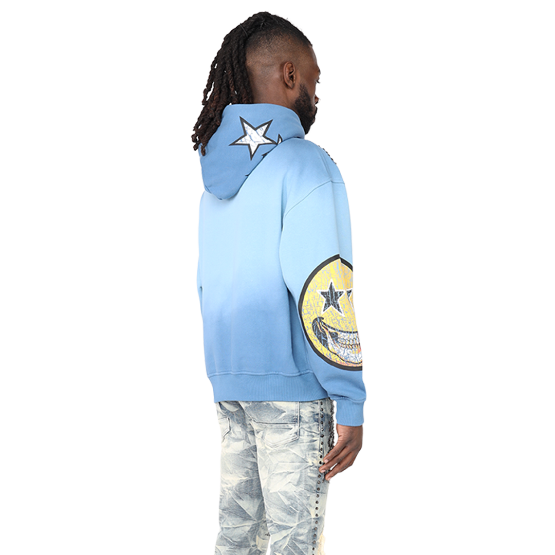 Rise Maximalist Oversize Hoodie Blue
