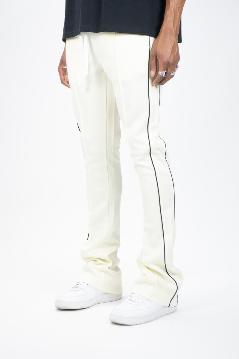 Rebel Track Stacked Fit Pants Cream 470