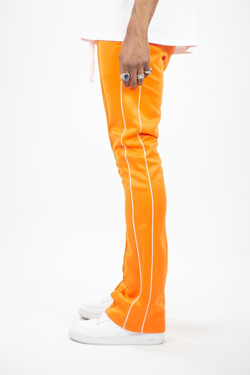 Rebel Track Stacked Fit Pants Orange 470