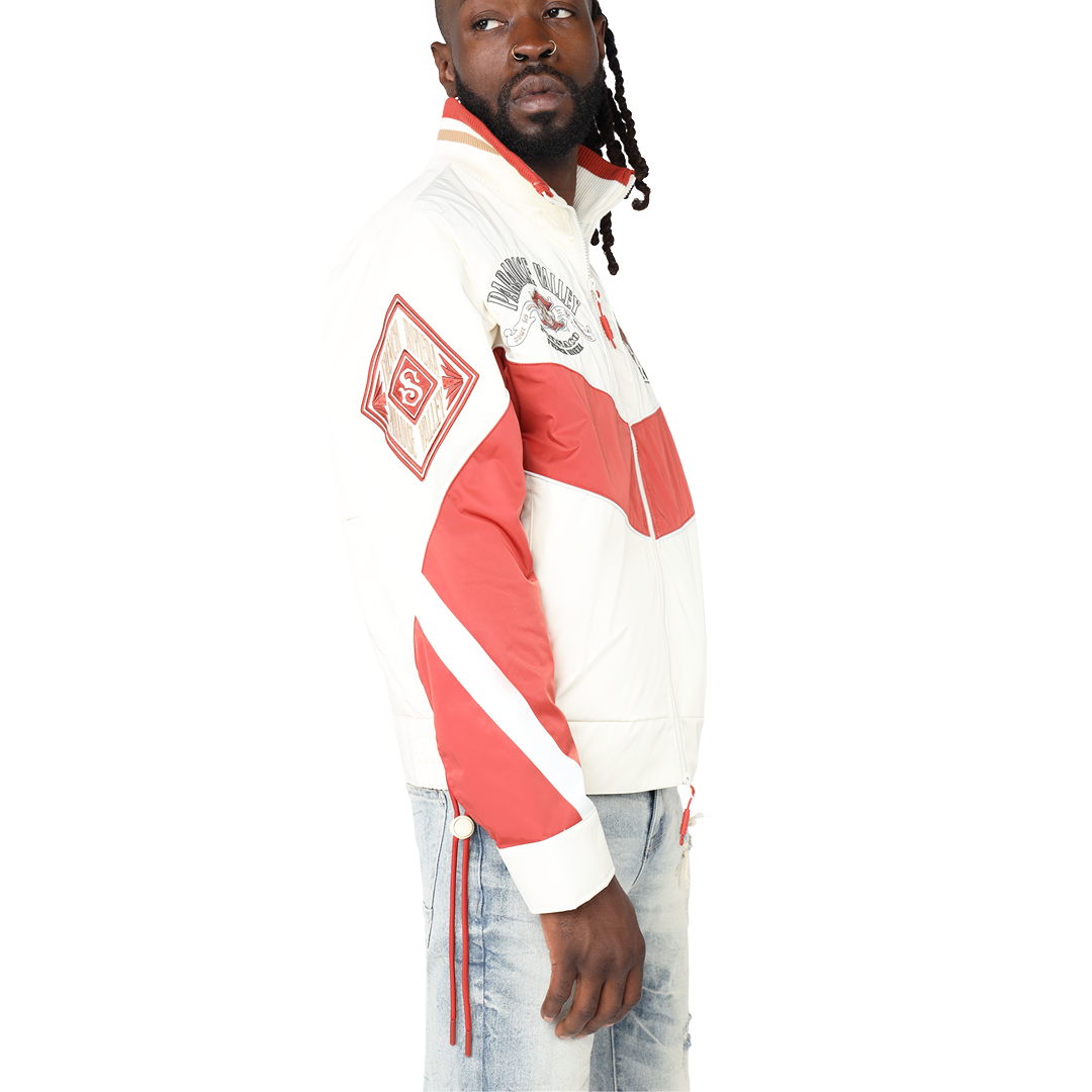 Rise Country Club Light Weight Windbreak Jacket Chalk