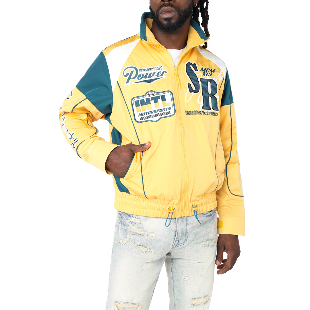 Rise Light Weight Racing Jacket Yellow/Green