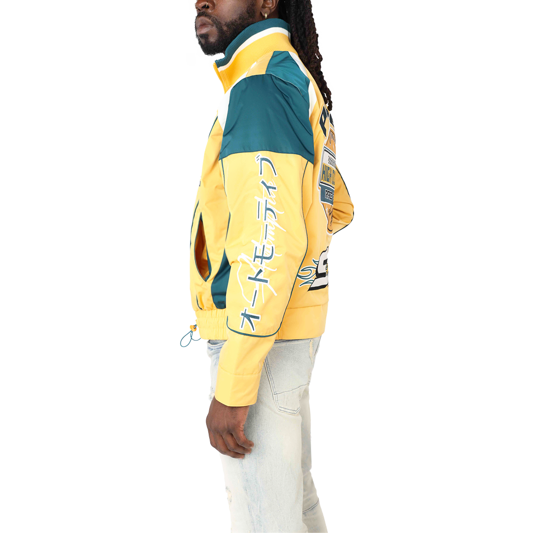 Rise Light Weight Racing Jacket Yellow/Green