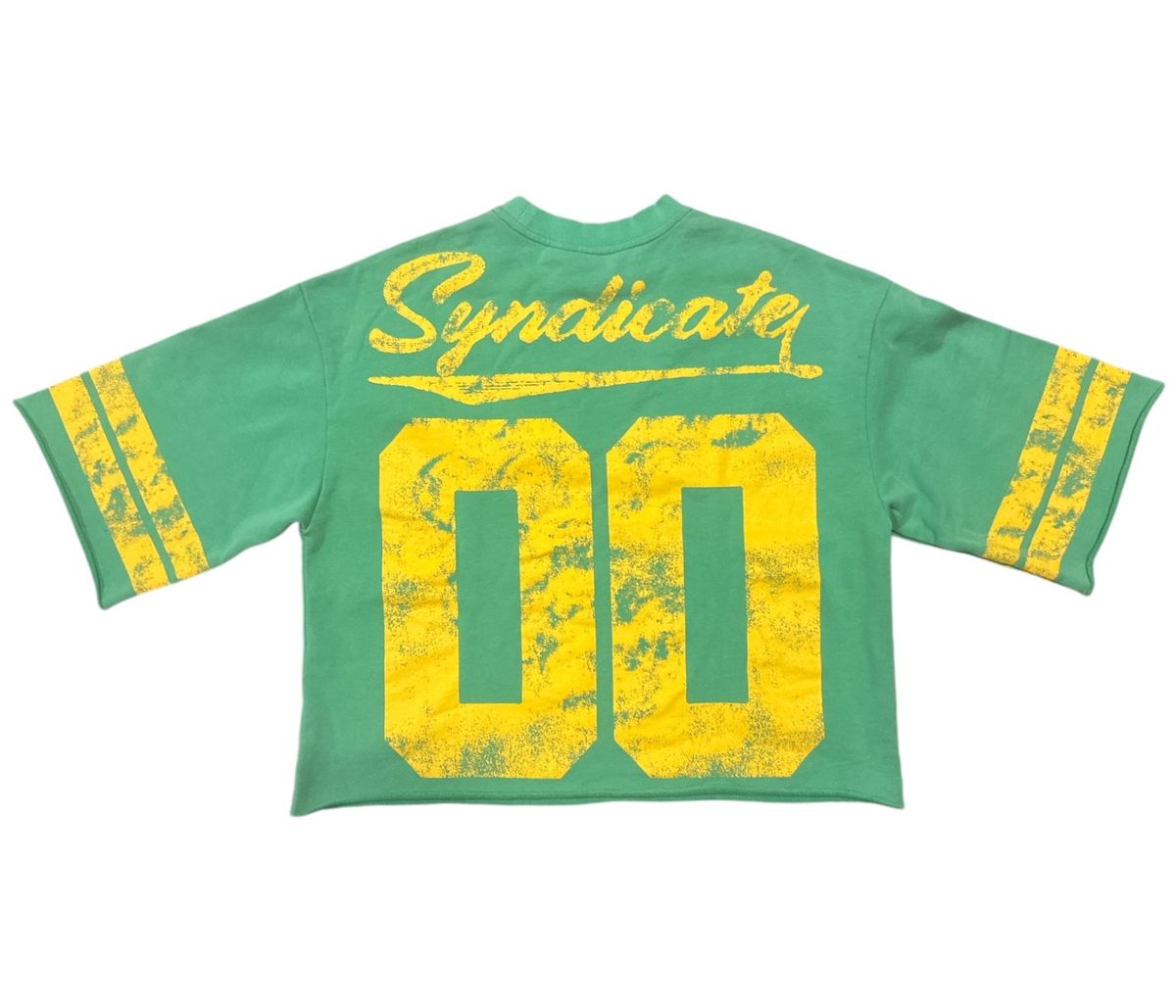 Syndicate "00 Jersey" Cropped Tee Green