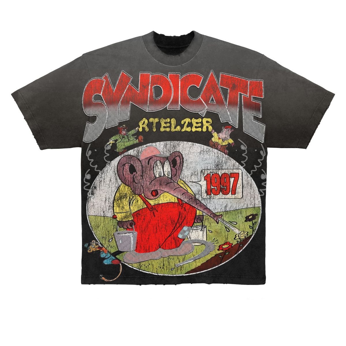 Syndicate "Atelier Garden" Tee Black Wash