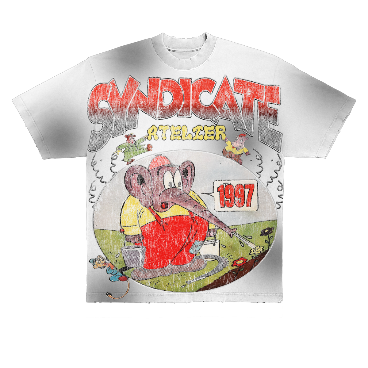 Syndicate "Atelier Garden" Tee White Wash