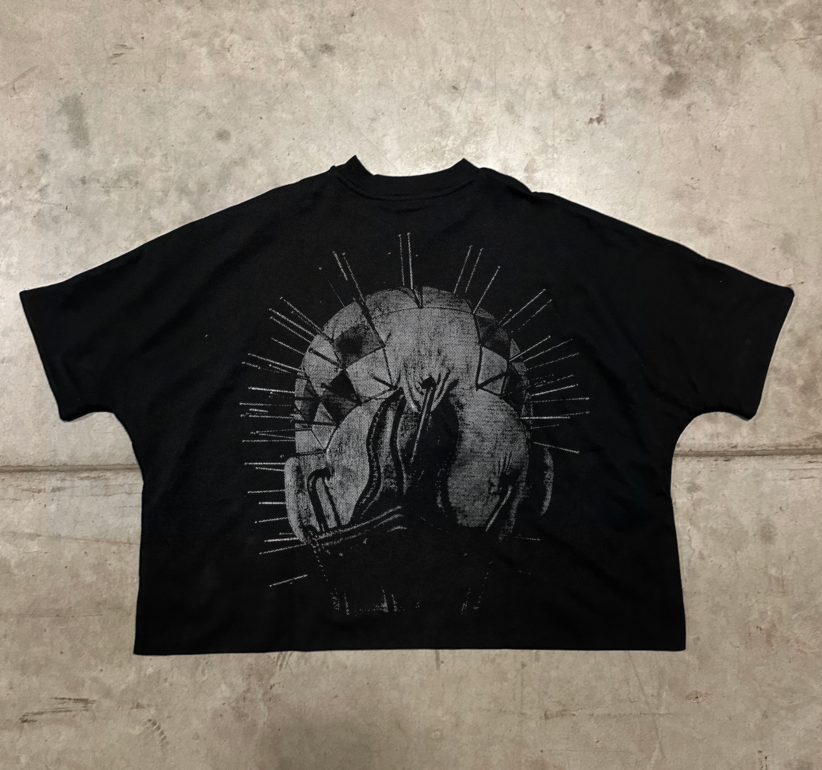 Syndicate "Pin Head" Cropped Tee Black