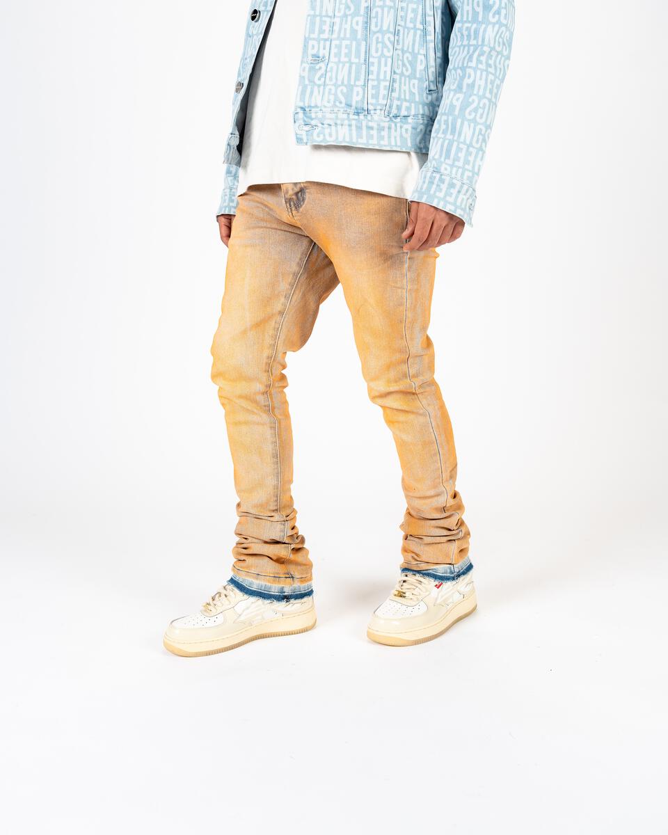 Pheelings Flare Stacked Denim Orange/Blue