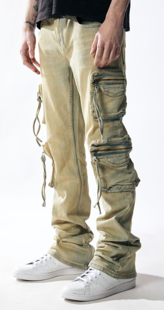 Kindred Utility Cargo stacked Denim