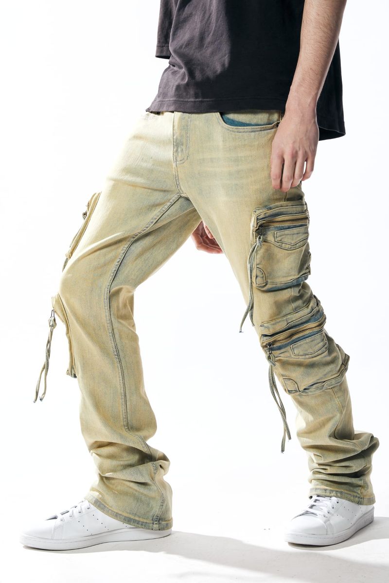 Kindred Utility Cargo stacked Denim
