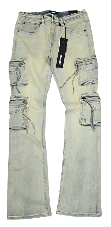 Kindred Utility Cargo stacked Denim