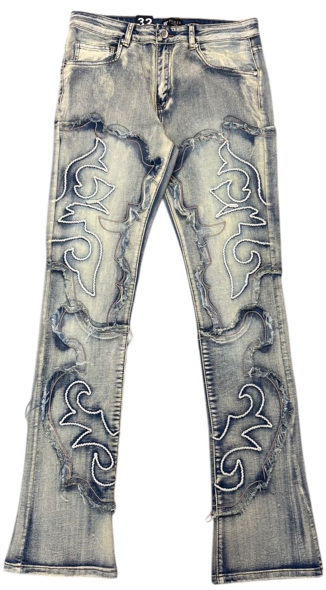 W Stacked Denim Vintage M8330D