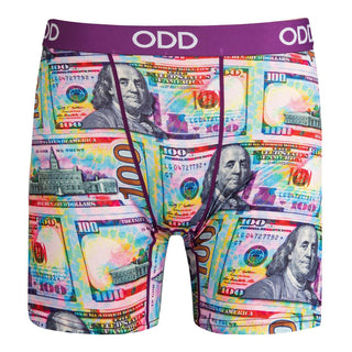 Odd Sox Tie Dye Hundreds - Mens Boxer Briefs