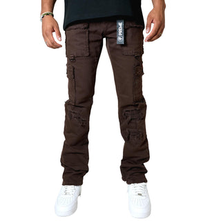 Preme Stacked Stretch Jean Chocolate 1285