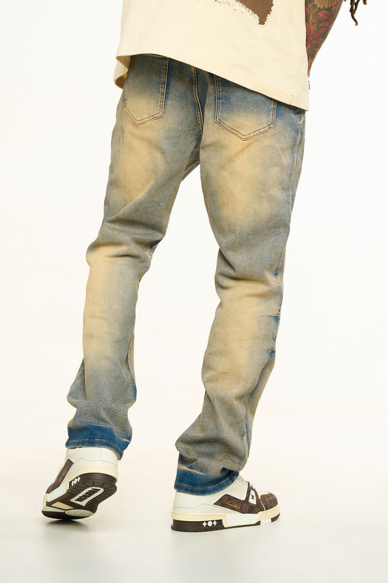 Pheelings Horizon Straight Fit Denim Medium Blue Wash