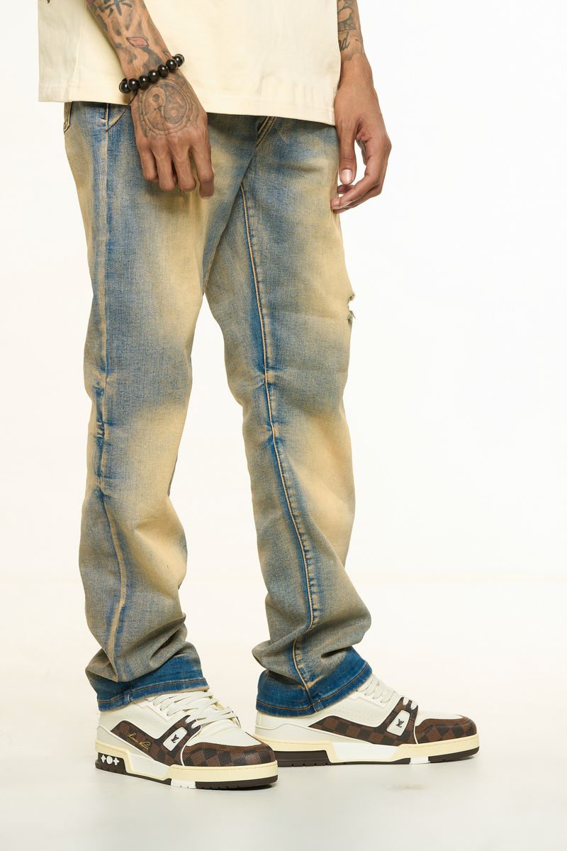 Pheelings Horizon Straight Fit Denim Medium Blue Wash