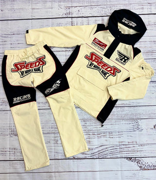 Rebel Nylon Racing Set Cream/Black