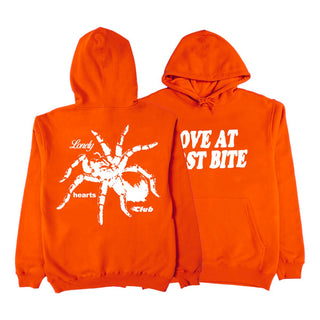 LHC Love At First Bit Spider Hoodie Orange 093