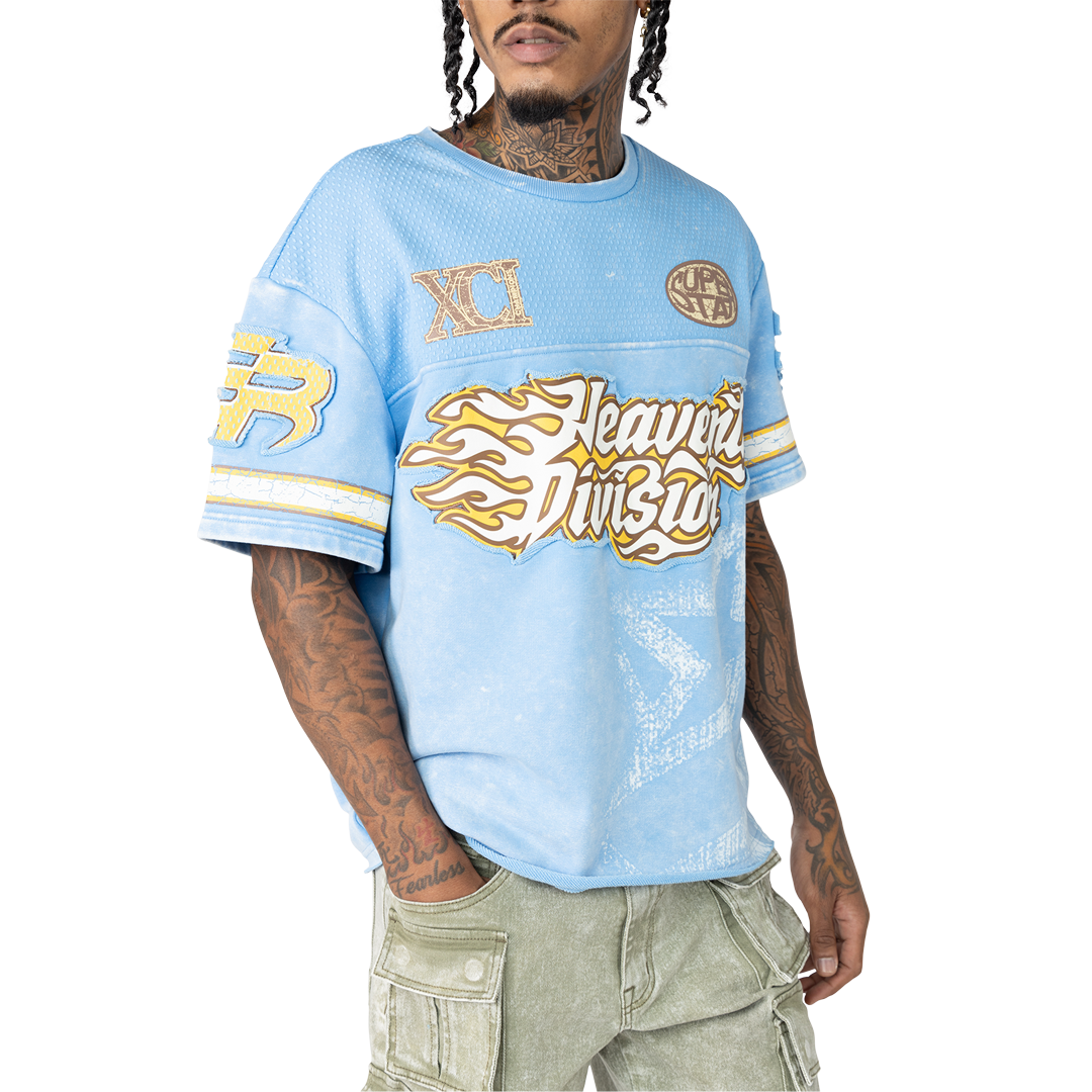 Rise Graphic SS Tee Carolina Blue KT25255