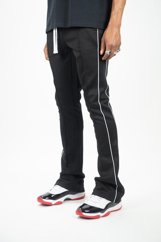 Rebel Track Stacked Fit Pants Black 470