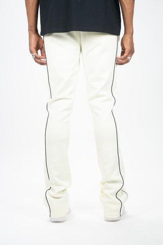 Rebel Track Stacked Fit Pants Cream 470