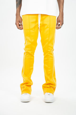 Rebel Track Stacked Fit Pants Gold 470