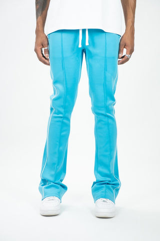 Rebel Track Stacked Fit Pants Lt Blue 470