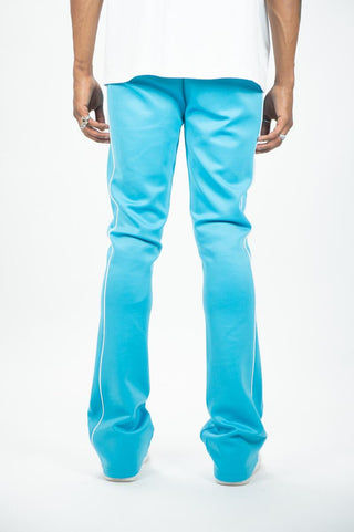 Rebel Track Stacked Fit Pants Lt Blue 470