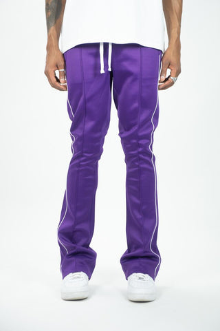 Rebel Track Stacked Fit Pants Purple 470