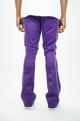 Rebel Track Stacked Fit Pants Purple 470