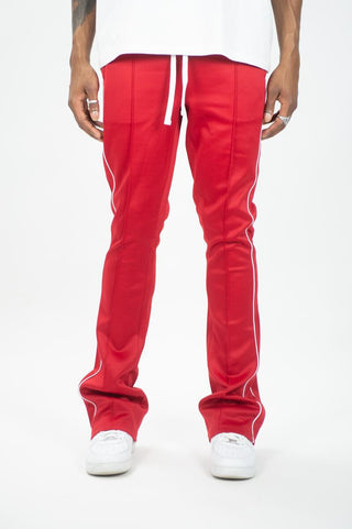 Rebel Track Stacked Fit Pants Red 470